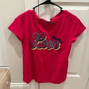 NWT Love Moschino Fuchsia Pink Short Sleeve Tee 4